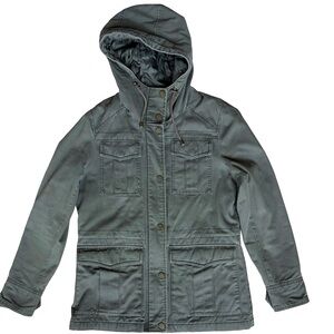 Lucky Brand Women’s S Army Green Insulated Utility Jacket